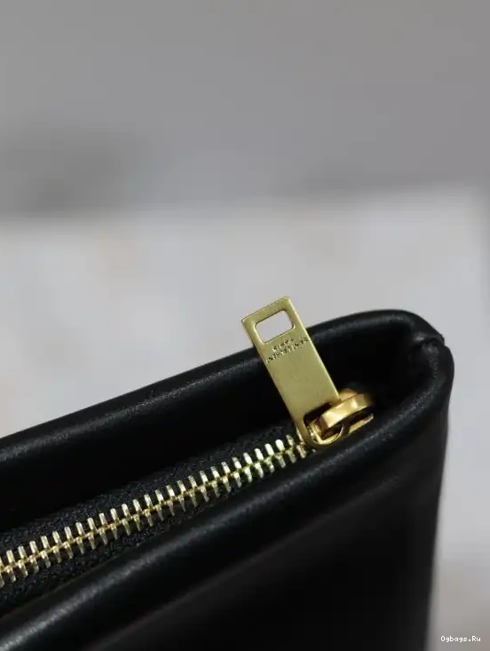 LAMBSKIN SMALL YSL POUCH CALYPSO IN 0703